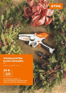 STIHL Greven Prospekt der aktuellen Woche, gültig von 18.11.2024 bis 24.12.2024 Aktueller STIHL Greven Prospekt "WEIHNACHTEN KANN KOMMEN." mit 16 Seiten
