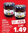 Thüringer Pflaumenmus von MÜHLHÄUSER im aktuellen Kaufland Prospekt