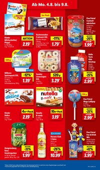 Tiefkühlpizza Angebot im Lidl Prospekt, gültig von 04.08.2025 bis 09.08.2025 Tiefkühlpizza Angebot im aktuellen Lidl Prospekt auf Seite 19
