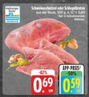 Schweineschnitzel bei EDEKA im Hemhofen Prospekt für 0,59 €