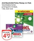 Waschmittel Pulver im Angebot bei GLOBUS in Neunkirchen Waschmittel Pulver Angebote von Ariel bei GLOBUS Neunkirchen für 4,99 €