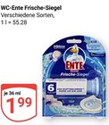 Frische-Siegel Angebote von WC-Ente bei GLOBUS Braunschweig für 1,99 €
