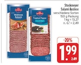 Walnuss Salami Angebote von Stockmeyer bei E center Erlangen für 1,99 €