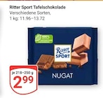 Tafelschokolade Nugat im Angebot bei GLOBUS in Rüsselsheim Tafelschokolade Nugat Angebote von Ritter Sport bei GLOBUS Rüsselsheim für 2,99 €