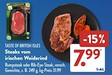 ALDI SÜD Bad Soden-Salmünster - Rumpsteak Angebot im Prospekt Rumpsteak bei ALDI SÜD im Bad Soden-Salmünster Prospekt für 7,99 €