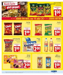 Knabberzeug im EDEKA Prospekt Wir lieben Lebensmittel. auf S. 20