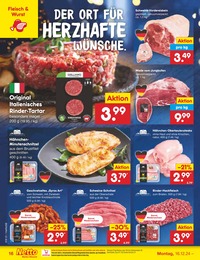 Netto Marken-Discount Rinderhackfleisch im Prospekt 