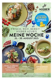 Hieber Prospekt für Wehr mit 12 Seiten Hieber Prospekt "Aktuelle Angebote" für Wehr, 12 Seiten, 25.08.2025 - 30.08.2025