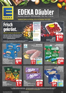 EDEKA Prospekt der Woche "Wir lieben Lebensmittel!" Seite 1, 13.10.2025 bis 18.10.2025 für Bechhofen Aktueller EDEKA Prospekt "Wir lieben Lebensmittel!" Seite 1 von 28 Seiten für Bechhofen