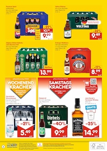 Jack Daniels im Netto Marken-Discount Prospekt "DER ORT, AN DEM DU IMMER AUSGEZEICHNETE PREISE FINDEST." mit 2 Seiten (Düsseldorf)