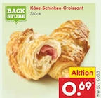 Netto Marken-Discount Sangerhausen - Käse-Schinken-Croissant Angebot im Prospekt Käse-Schinken-Croissant bei Netto Marken-Discount im Sangerhausen Prospekt für 0,69 €