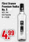 Fürst Uranov Premium Vodka No. 5 bei Trinkgut im Allershausen Prospekt für 4,99 €