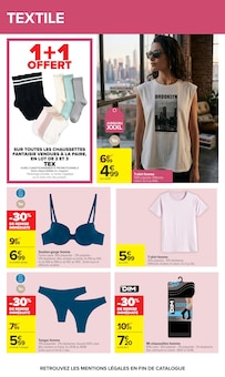Promotion T-Shirt Homme dans le prospectus Carrefour, valable du 04/08/2026 au 17/08/2026 Promo T-Shirt Homme dans le catalogue Carrefour du moment à la page 51