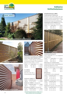 Zaunelement im Holz Possling Prospekt "Holz- & Baukatalog 2024/25" mit 188 Seiten (Berlin)