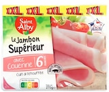 Jambon cuit supérieur avec couenne - SAINT ALBY - Lidl à Aubervilliers Jambon cuit supérieur avec couenne - SAINT ALBY en promo chez Lidl Aubervilliers à 2,59 €