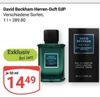 Herren-Duft EdP Angebote von David Beckham bei GLOBUS Pirmasens für 14,49 €