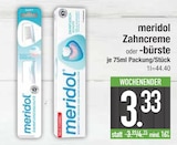 Zahnpflege im EDEKA Prospekt Zahncreme von meridol im aktuellen EDEKA Prospekt für 3,33 €