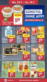 Frischkäse Angebot im ALDI Nord Prospekt, gültig von 20.07.2026 bis 25.07.2026 Frischkäse Angebot im aktuellen ALDI Nord Prospekt auf Seite 14