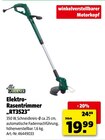 Hagebaumarkt Leck - Elektro-Rasentrimmer RT3523 Angebot im Prospekt Elektro-Rasentrimmer RT3523 bei Hagebaumarkt im Leck Prospekt für 19,99 €