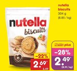 biscuits im Angebot bei Netto Marken-Discount in Wolfenbüttel biscuits Angebote von Nutella bei Netto Marken-Discount Wolfenbüttel für 2,49 €