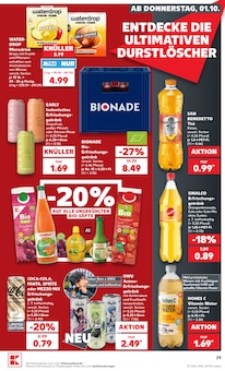 Coca Cola im Kaufland Prospekt "Hier bin ich richtig" mit 76 Seiten (Koblenz)