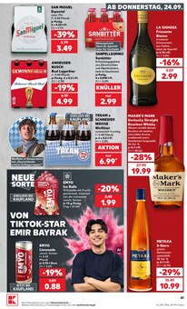 Whiskey im Kaufland Prospekt "Hier bin ich richtig" mit 82 Seiten (Bremerhaven)