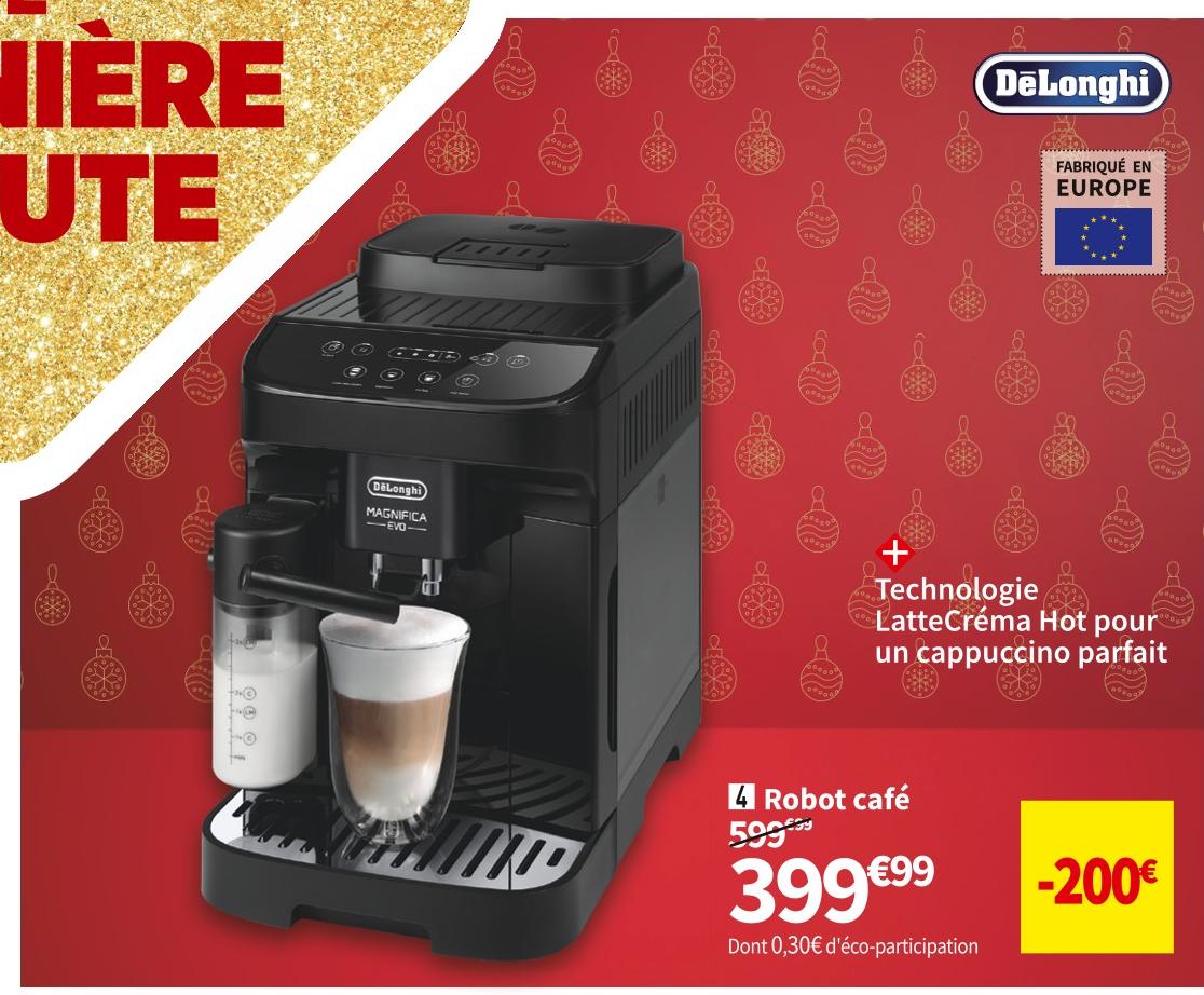 Promo Senseo select machine à café csa240 rouge chez Géant Casino