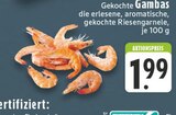 Aktuelles Gekochte Gambas Angebot bei E center in Krefeld ab 1,99 €