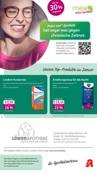 mea - meine apotheke Prospekt Unsere Januar-Angebote mit 4 Seiten