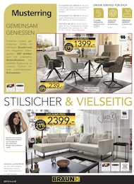 Stuhl Angebot im aktuellen BRAUN Möbel-Center Prospekt auf Seite 2