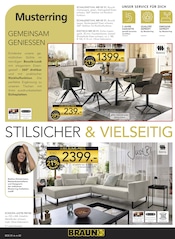 Aktueller BRAUN Möbel-Center Prospekt mit Couch, "60 JAHRE BRAUN MÖBEL CENTER", Seite 2