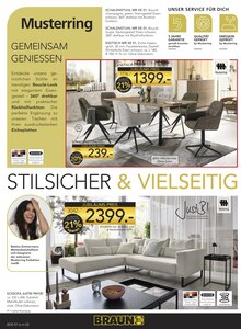 Couch im BRAUN Möbel-Center Prospekt "60 JAHRE BRAUN MÖBEL CENTER" mit 4 Seiten (Reutlingen)