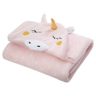 Plaid à capuche Licorne pour enfant 100x140cm - Marque Atmosphera à 3,90 € dans le catalogue Maxi Bazar