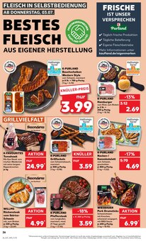 Grillfleisch im Kaufland Prospekt "Aktuelle Angebote" mit 62 Seiten (Moers)