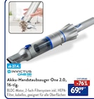 Akku-Handstaubsauger One 2.0, 16-tlg. im ALDI Nord Prospekt Akku-Handstaubsauger One 2.0, 16-tlg. von INVICTUS im aktuellen ALDI Nord Prospekt für 69,99 €