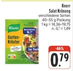 Salat Krönung Garten-Kräuter bei EDEKA im Rauhenebrach Prospekt für 0,79 €