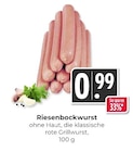 Riesenbockwurst Angebote bei Hieber Lörrach für 0,99 €