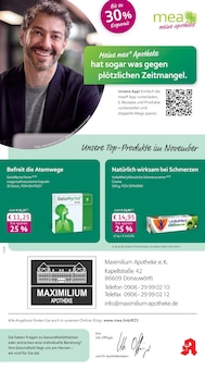 Aktueller mea - meine apotheke Prospekt für Donauwörth mit  Seiten