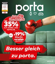 porta Möbel Prospekt: "BESSER GLEICH ZU PORTA", 8 Seiten, 09.02.2025 - 22.02.2025