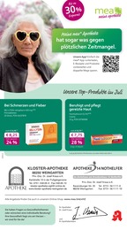 mea - meine apotheke Prospekt für Weingarten mit 4 Seiten mea - meine apotheke Prospekt für Weingarten: "Unsere Juli-Angebote", 4 Seiten, 01.07.2025 - 31.07.2025