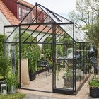 Serre "Qube" verre trempé avec embase 13 m² - Halls en promo chez Gamm vert Cannes à 2 599,00 €