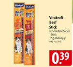 Beef Stick Pute im Angebot bei famila Nordost in Celle Beef Stick Pute Angebote von Vitakraft bei famila Nordost Celle für 0,39 €