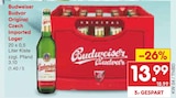 Original Czech Imported Lager Angebote von Budweiser Budvar bei Netto Marken-Discount Forst für 13,99 €