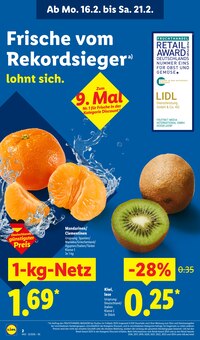 Kiwi im Lidl Prospekt "LIDL LOHNT SICH" mit 68 Seiten (Bochum)