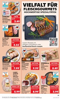 Schweinefilet im Kaufland Prospekt "Aktuelle Angebote" mit 52 Seiten (Lübeck)