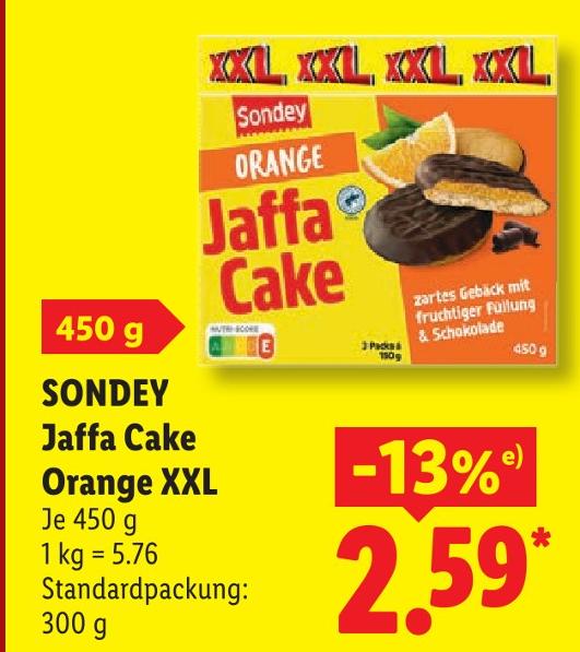 Jaffa Cake Orange XXL