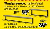 Wandgarderobe Angebote bei Opti-Wohnwelt Fellbach für 14,90 €
