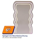 Action Harsewinkel - Spiegel mit Neonbeleuchtung Angebot im Prospekt Spiegel mit Neonbeleuchtung bei Action im Harsewinkel Prospekt für 6,95 €