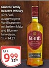 Aktuelles Family Reserve Whisky Angebot bei GLOBUS in Krefeld ab 9,99 €