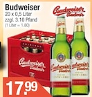Budweiser von Budweiser im aktuellen Getränke City Prospekt für 17,99 €